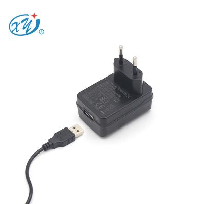 China OEM Factory High PF 5v USB 1A 1.2A 1.5A 2A 2.4A CE GS EMC ERP Cretifictate Power Adapter For Strip Light XY12LH-050240H-EW for sale