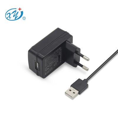 China 5w usb power adapter CE GS 5v 2a 5V 1A 5V 2.1A 5V 2.4A led driver for strip light XY12LH-050240H-EW for sale