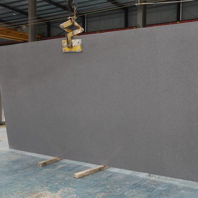 China Polished 2021 Gray / Black Color Slab Cut-to-Size Artificial Marble Best Selling Products for sale