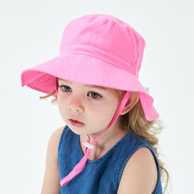 China Imitate Animal Baby Pink Color Sun Hat Summer Children UV Anti Fail Hats For Child for sale