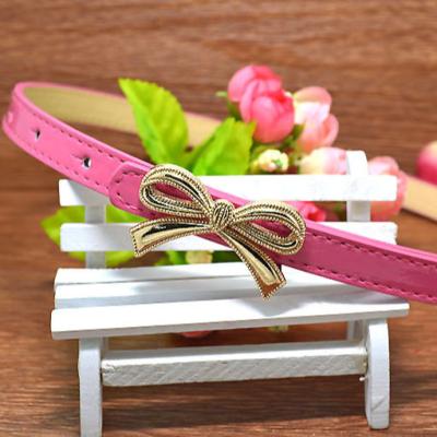 China Lovely ALLOY Kids Belt Baby Bow Buckle Belts Girls Belt For Kids Birthday Gifts for sale