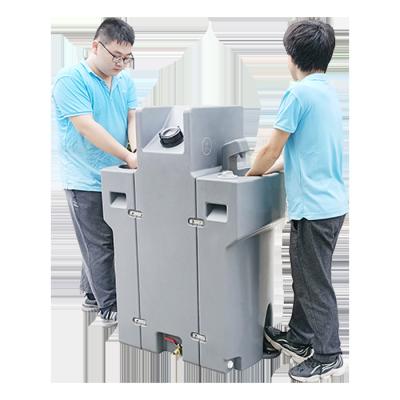 China Hands Free Foam Soap Dispenser Foot Pump Operation Hand Wash Station Hand Wash Sink for sale