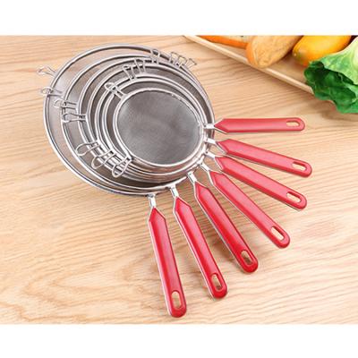 China Net Set Viable Skimmer Sieve Food Juice Oil Filter Guard Food Pasta Strainer Stainless Steel Skimmer Sieve for sale