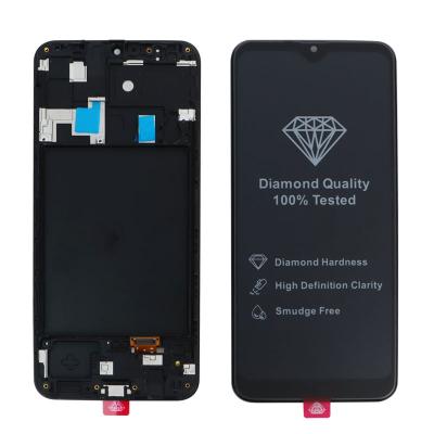 China A20 Mobile Phone LCD Display P-touch Module Moving Phone Parts For Samsung Or A20 With 6.2 Frame for sale