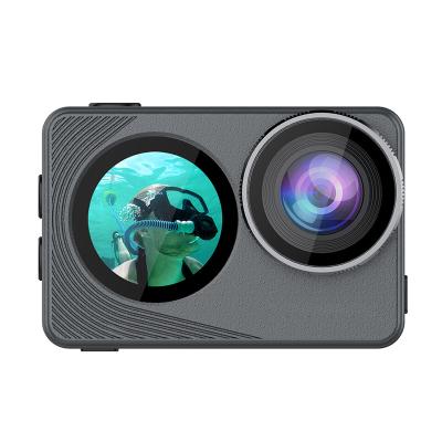 China Real Dual Function HDKing Newest Design FM07A-1 Private Screen 4k Action Camera Recording Video Camera For Diving for sale