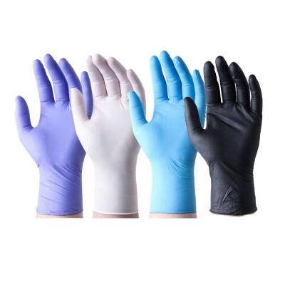 China Black Box Nursing Powderfree Medical Guantes De Mil Nitrile Gloves Tattoo Gloves Nitrile Examination Gloves 6 No Esteril Luvas De Nitrilo for sale