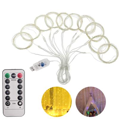 China Home Factory Direct USB Curtain Light LED Copper Wire Curtain Light String With Holiday Mood Remote Control Light for sale