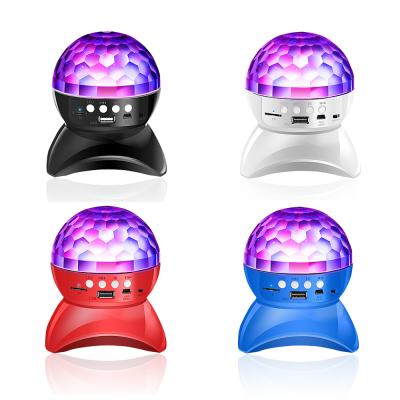 China Portable BT Video LED Speaker Lamp Night Projector Dropshipping Call Atmosphere Light Music Speaker Star Projector Lamp for sale