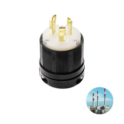 China Hot Sales Industrial NEMA 18-20P 20A 480V AC Locking Socket For Solar Water Maker for sale