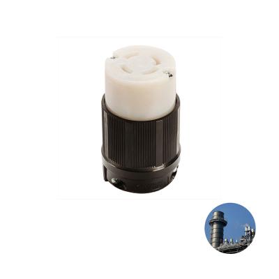 China Taiwan product industrial NEMA L16-30C 30A 480V lock connectors for cafe maker for sale