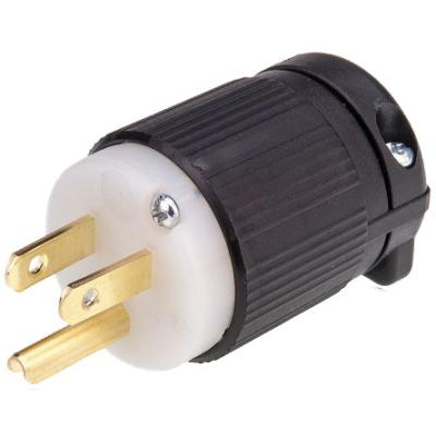 China NEMA 5-15P 15A 125v Industrial Nylon Plug AC Male Female Socket For Factory for sale