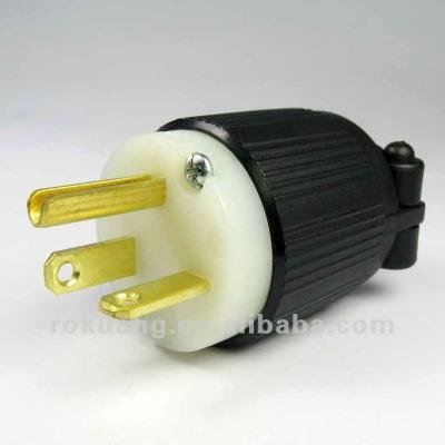 China Residential / General Purpose Assembly Male AC Plug / NEMA 6-20P for sale