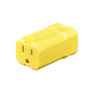 China Residential / General Purpose Nylon NEMA 5-15c 15A 125v Connector Clam Shell for sale