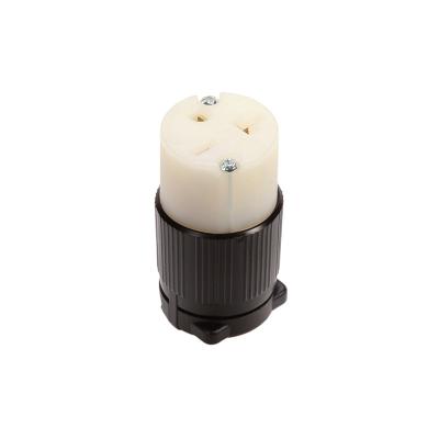 China NEMA 6-20 20A 250V Residential / General Purpose Straight Connector for sale