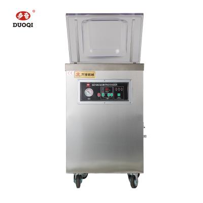 China Food DUOQI DZ-500 Single Chamber Vacuum Sealer Stainless Steel Packaging Machine for sale