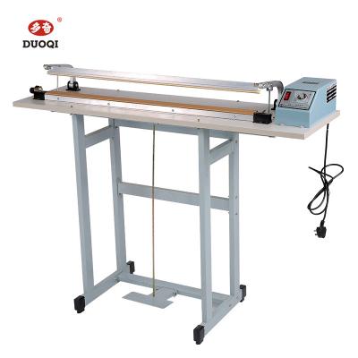 China DUOQI SF-600 Classic Semi-automatic Food Iron Foot Pedal Sealer Sealing Machine for sale