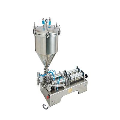 China Food DUOQI G1WGD pneumatic thick paste filling machine with air pressure hopper. for sale