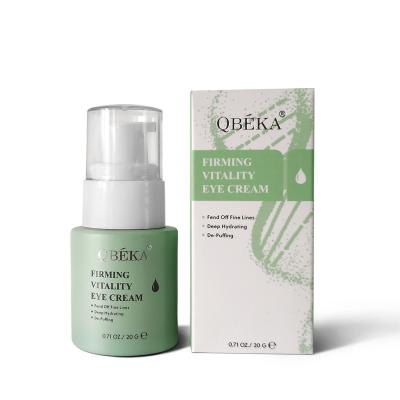 China QBEKA Anti-Aging Oogcrème Versterkende Vitaliteit Oogcrème Diepvochtigend Te koop