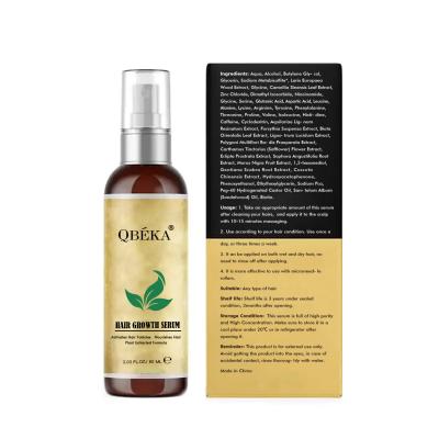 China 60ml Pure Natural Vegan Hair Growth Serum Help Grow Healthy Strong Hair for sale