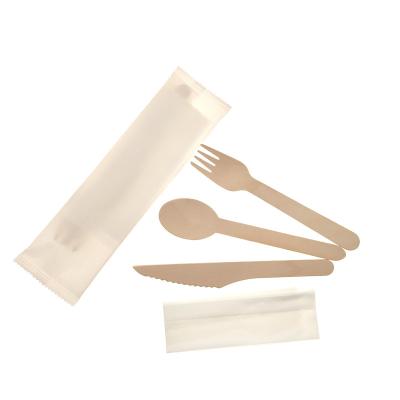 China Disposable Biodegradable Disposable Wooden Cutlery For Party for sale