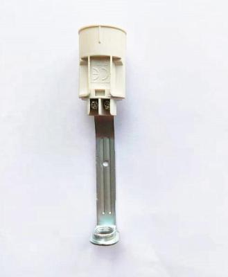 China E14 screw lamp holder with metal widget for sale