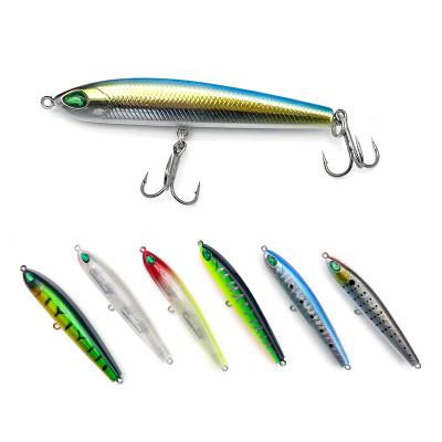 China Metal Pencil Spinner Lure 9g Deep Sea Metal Jig Handmade Slow Fishing Artificial Bait Bait Lure Underwater Pencil Bait for sale