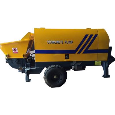 China Portable Trailer Mounted Concrete Pump Spray Pump Machine for sale