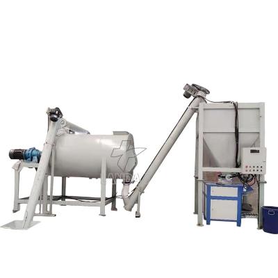 China Simple Dry Mortar Machine Wall Putty Mixing Machine Production Line for sale