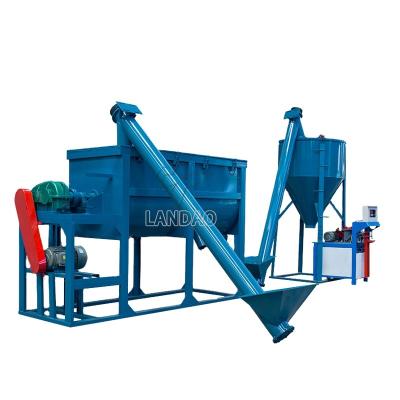 China Multi Horizontal Spiral Ribbon Small Dry Mortar Mixer Manufacturer for sale