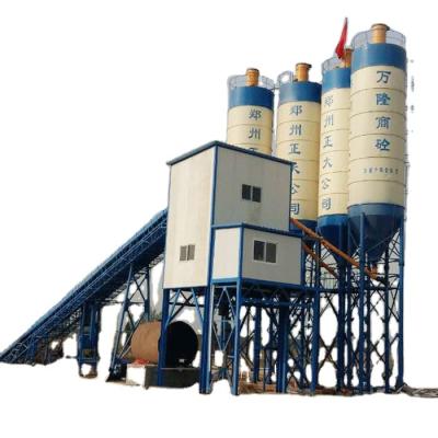 China Small Concrete Mixing Plant Self Loading JS500 Producer for sale