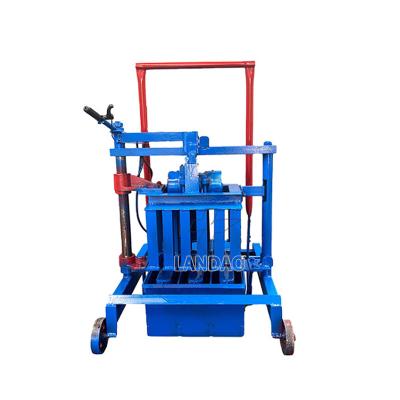 China Small Manual Hollow Concrete Block Machine In Philippines for sale