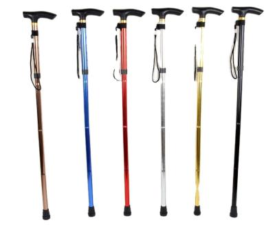 China Factory Wholesale Hiking Canes Folding Foldable Walking Stick Trekking Canes Hiking Canes and Poles Canes for sale