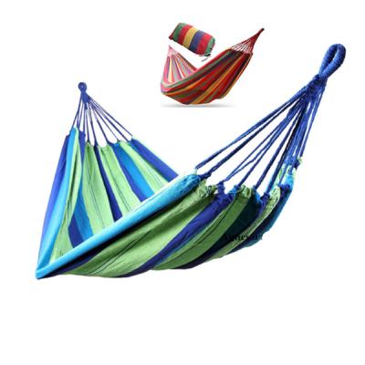 China Folding Hanging Outdoor Outdoor Camping Furniture 2022 New Knit Hammock Hammock Bed Outdoor Garden Camping Hammocks for sale