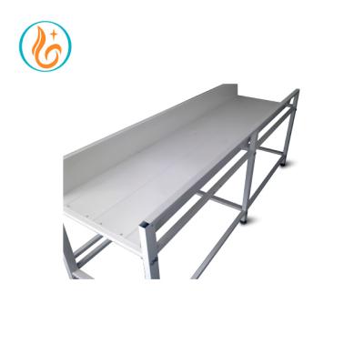 China garment factory customized industrial sewing line iron groove center table for garment factory workshop for sale