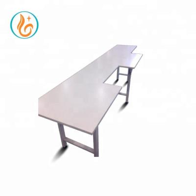 China garment factory customized industrial sewing line straight grip center table for garment factory workshop for sale