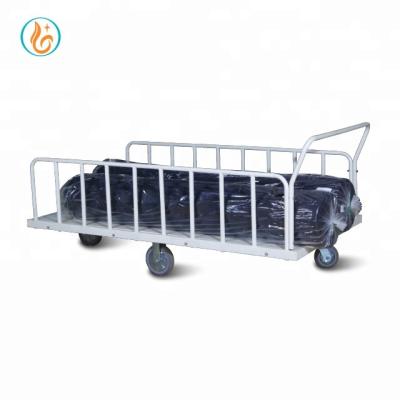 China Customized Easy Movable Garment Factory Platform Heavy Duty Trolley For Fabric for sale