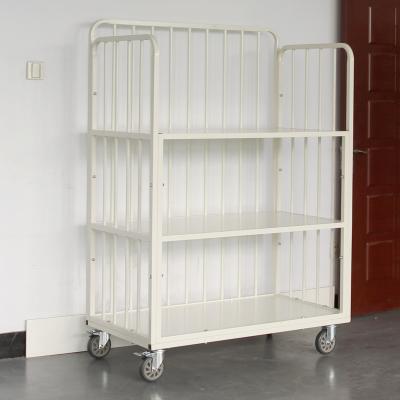 China Garment Factory Fabric Process Loose Tube Cut Piece Material Handling Transfer Carts For Garment Factory for sale