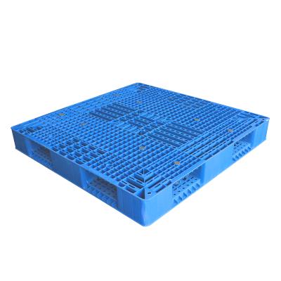 China Double Faced Four Way Insert Enabled Machines Durable Double Faced Plastic Pallet for sale