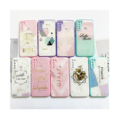 China Hot Sale Shockproof Printing Marble Epoxy Resin Luxury Glitter Anti UV Phone Case For Samsung Galaxy A8 for sale