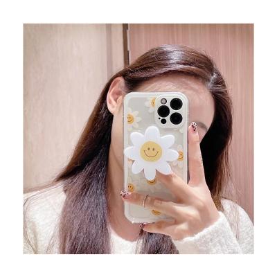 China Viable Anti Autumn Sunflower Girly Drop Shockproof Phone Case For Iphone 13 pro Max Phone Case for sale