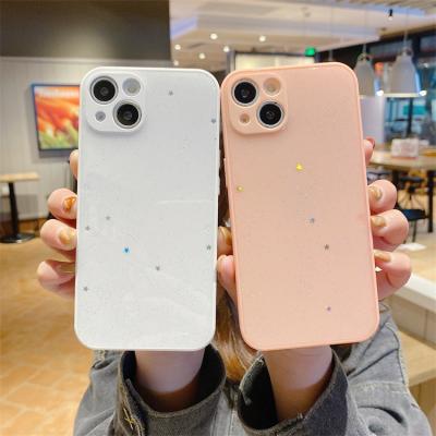 China Shockproof Custom Design Durable TPU Epoxy Resin Shock Proof Phone Bumper Case For Iphone 11 12 13 14 for sale