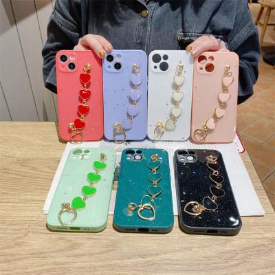 China Wholesale Shockproof Bling Glitter Stick Shockproof Resin TPU Phone Case For Iphone Huawei Samsung Xiaomi for sale