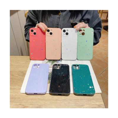 China Manufacturer Shockproof Gold Leaf Anti Shock Bling Bling Custom Anti-falling Tpu PC Mobile Phone Case For Nubia for sale