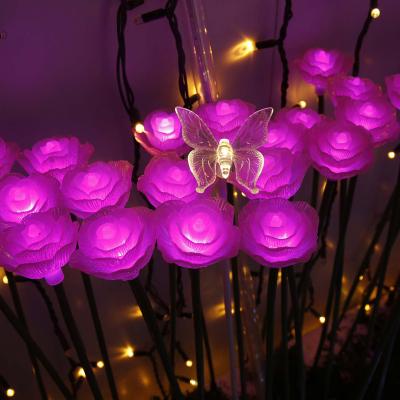 China High Quality Starking Height Acrylic LANDSCAPE Rose 0.6m Led Garden Light for sale