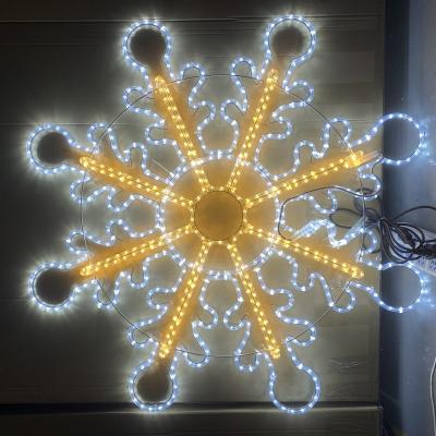 China Commercial Hot Sale 2D Nice Snowflake Usage Pattern Led Light For Christmas Decoration for sale