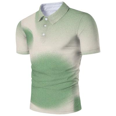 China New Summer Men's Anti-Wrinkle Men's Casual Fashion Printed Polo Shirt Golf T-Shirt for sale