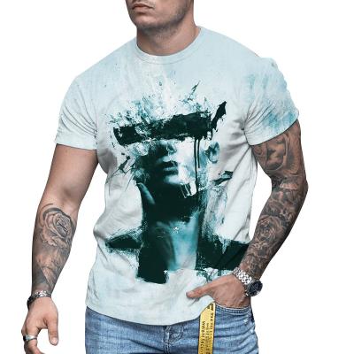 China The Logo Sport Men T-shirts Custom Printed Anti-Wrinkle T-shirt Wholesale Graphics for sale