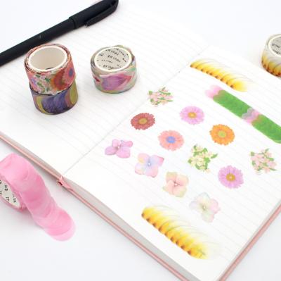 China Waterproof Vintage Flower Set Stationery Washi Masking Tape for sale