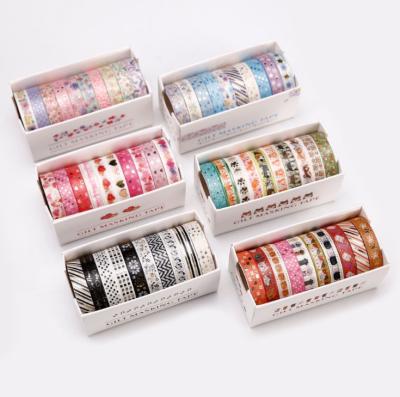 China Hot Selling Waterproof Foil Gold Washi Tape for sale