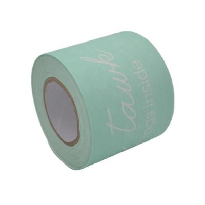 China Waterproof Logo Printed Water-activated Kraft Adhesive Tape for sale